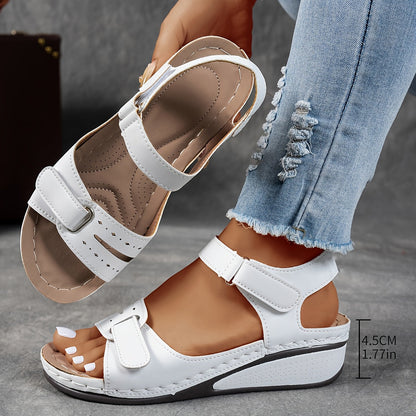 Ariya | Sandalias Ortopédicas Beige Comfort Flex con Ajuste Regulable