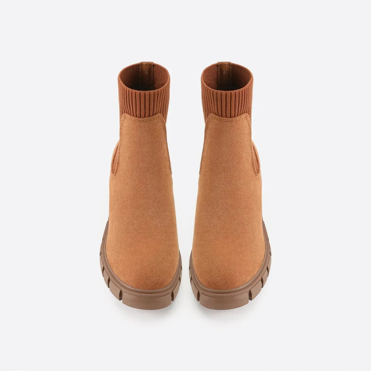 Boreal | Botas Chelsea Caqui de Caña Baja con Forro Cálido