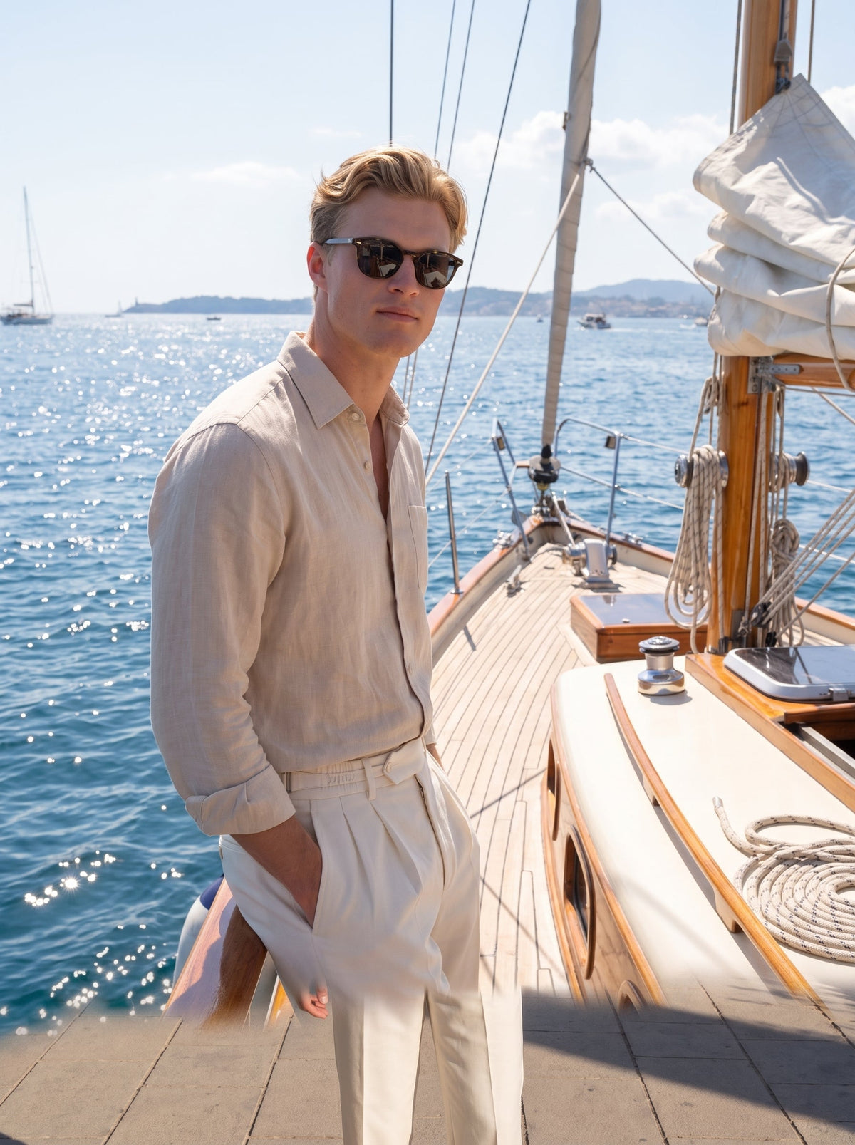 Camisa de Lino Premium St. Tropez