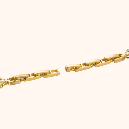 Odette | Reloj Dorado con Esfera Blanca