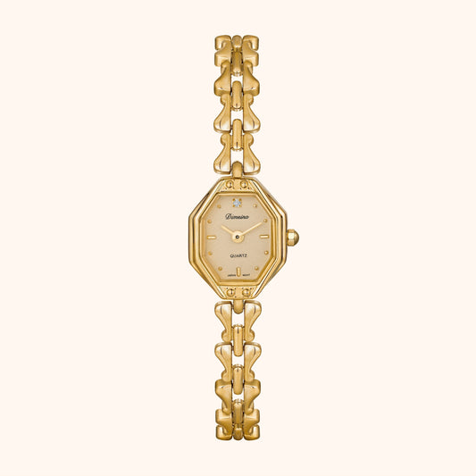 Celeste | Reloj Dorado con Esfera Dorada
