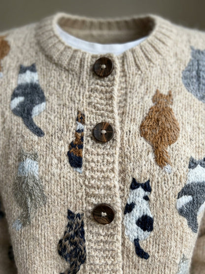 Charlotte | Cárdigan de Punto Vintage
