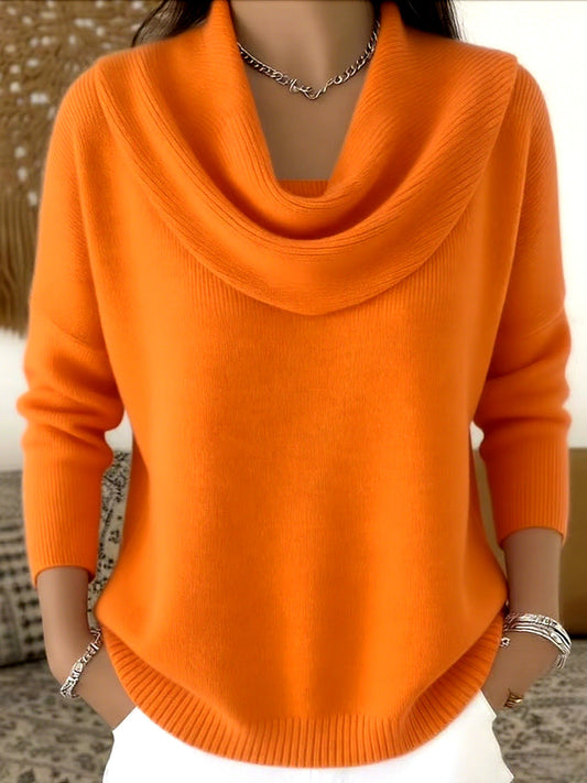 Vionne | Jersey con Cuello, Rosa Blush