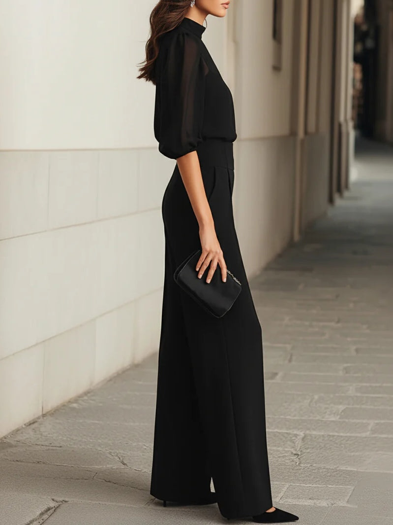 Emma | Conjunto Elegante de 3 Piezas, Negro