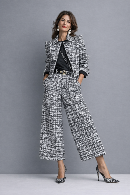 Lucía | Conjunto Sofisticado y Versátil, Negro Clásico