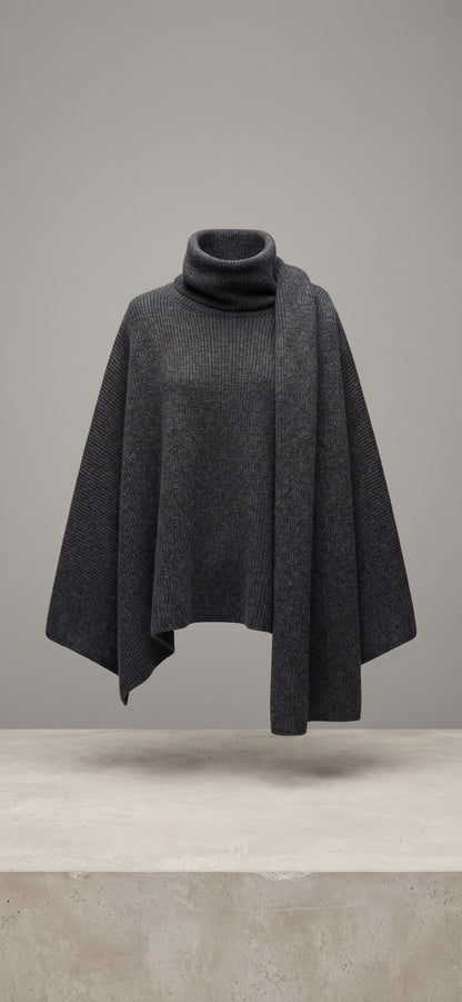 Aura | Capa-Poncho de Punto