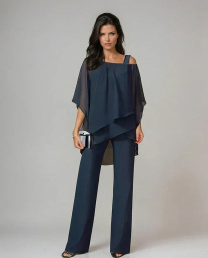 Mariella | Conjunto Fluido de Dos Piezas, Blanco